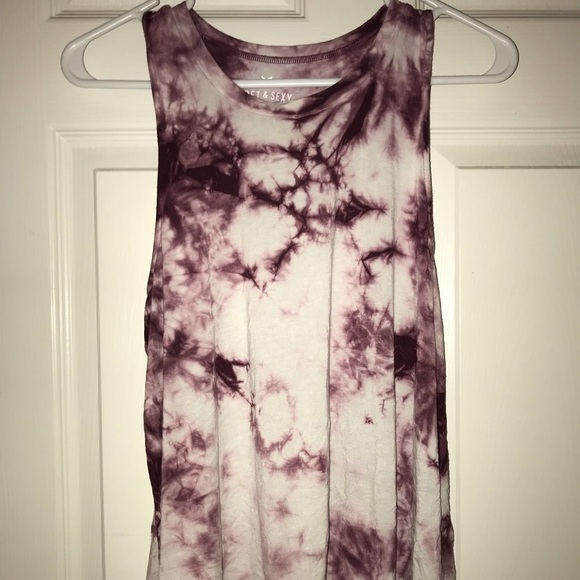 American Eagle Outfitters Tops - Purple tie dye soft and sexy tank
